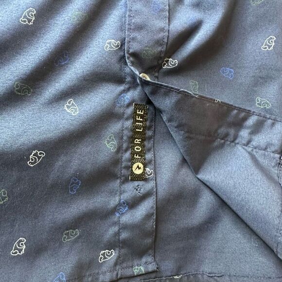 Marmot For Life Shirt Sleeve Button Up Tech Shirt Size XL - Picture 6 of 9